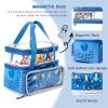 SFYBYHEART Double-Layer Carrying Case with Magnetic Bottom for Tonie Figures and Toniesbox 2 & 1 Starter Set, Travel Bag Organizer Storage for Tonies Characters, Toni Carry bag es view 2