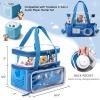 SFYBYHEART Double-Layer Carrying Case with Magnetic Bottom for Tonie Figures and Toniesbox 2 & 1 Starter Set, Travel Bag Organizer Storage for Tonies Characters, Toni Carry bag es view 4
