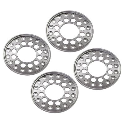 NINFE Upgrade Parts Compatible with Axial for SCX24 for AX24 4PCS CNC Aluminum Outer Beadlock Ring for 1.0" Wheel Rims 1/24 RC Crawler Car Upgrade (Color : 2)