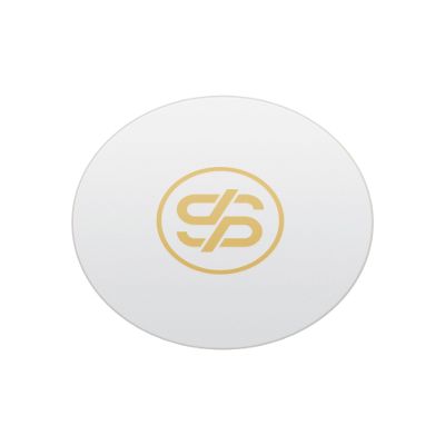SLOWPLAY Godel Ceramic Poker Chips in Bulk, Casino Grade Ceramic 10-Gram Poker Chip for Texas Hold'em, 39mm Professional Chips Pack of 50 (White)