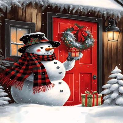 1000 Piece Puzzle - Fun Puzzle Wooden Puzzles,Scarf Snowman More Difficulty More Unique and Beautiful Patterns, Great for Adults Home Decor and The Ideal Gift for Summer (29.6 X 19.7 inch)