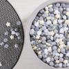 GOGOSO Ball Pit Balls,Plastics Balls for Ball Pit, Stars Hearts Shape for PastelBall for Toddlers Kids, Star+Heart Balls,Cream+Pearl Gray+Gray,100pcs view 1