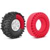 OGRC Silicone Rubber Tire Inserts Foam Fit 1.9 Wheel Tires 1/10 Crawler Accessories (Red) view 2