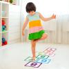 10 Pcs Number Floor Stickers Hopscotch Lattice Floor Decals, Number Stickers 1-10 Number Wall Decals Floor Stickers for Classroom Bedroom Living Room (10), CN-001 view 4