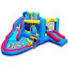 MIRUNAIR Inflatable Bounce House, Blow Up Bouncy House Include Slide, Outdoor Backyard Water Park with Air Blower, Splash Pool, Water Cannon, Climbing Wall, Bounce Water Prak for Kids view 1