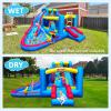 MIRUNAIR Inflatable Bounce House, Blow Up Bouncy House Include Slide, Outdoor Backyard Water Park with Air Blower, Splash Pool, Water Cannon, Climbing Wall, Bounce Water Prak for Kids view 2