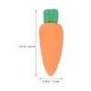 Abaodam Carrot Erasers 50 Pcs Miniature Carrot Shaped Pencil Erasers for Kids Crafts Classroom Party Favors School Supplies view 2