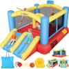 AKEYDIY Bounce House Obstacle Course for Kids 3-12, Bouncy Castle W/Double Slides 13FTX10FT,Blower Included,Large Bounce Area/Basketball Hoop, Inflatable Bouncer for Backyard Party (Bounce Obstacle) view 1