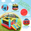AKEYDIY Bounce House Obstacle Course for Kids 3-12, Bouncy Castle W/Double Slides 13FTX10FT,Blower Included,Large Bounce Area/Basketball Hoop, Inflatable Bouncer for Backyard Party (Bounce Obstacle) view 2
