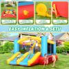 AKEYDIY Bounce House Obstacle Course for Kids 3-12, Bouncy Castle W/Double Slides 13FTX10FT,Blower Included,Large Bounce Area/Basketball Hoop, Inflatable Bouncer for Backyard Party (Bounce Obstacle) view 3