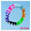 3D 24/48/96 Hole Large Soft Kite Tail, Hanging Hole Snake Shaped Color Rotating Ring Umbrella Cloth Rope Accessories (Color : 96 Hole Color Random) view 4