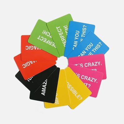blue-ther Same Choice Cards Magic Tricks Messed Cards Choose Same Color Close up Illusion Props Easy to Learn