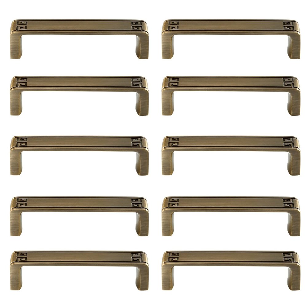 Handles 10 Pack Drawer Pulls, Gold Brass Cabinet Handles 128mm Modern Kitchen Cabinet Door Handles, Simple to Install and Pull, Perfect for Cabinets, Drawer, Dresser, Cupboard, Closet ( Color : Copper