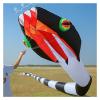 55M Giant Soft 3D Snake Kite, Inflatable Adult Kite, Tearproof Outdoor Easy to Fly Single Line Competition Kite (Color : Style 2) view 3
