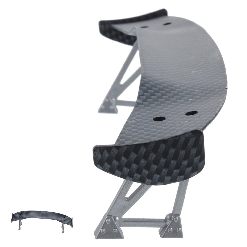 Carbon Fiber Car Spoiler Wing Rear Spoiler Mini car Model Tail Mini Rear Wing Trunk Exterior refit Shell Racing