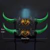Arazi Warglaive of Azzinoth,All Metal Material, 12In/30Cm,Green 2pcs view 2