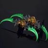 Arazi Warglaive of Azzinoth,All Metal Material, 12In/30Cm,Green 2pcs view 3