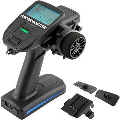 Xiangtat Radiomaster MT12 Surface Radio Controller 2.4G ExpressLRS Or 4in1 Multiprotocol for RC Car Boat (MT12 ELRS with Receiver)