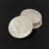blue-ther Cupronickel Morgan Dollar Shell and Coin Set (5 Coins +1 Head Shell +1 Tail Shell) Magic Tricks Close up Gimmick Props for Professional Magicians view 3