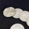 blue-ther Cupronickel Morgan Dollar Shell and Coin Set (5 Coins +1 Head Shell +1 Tail Shell) Magic Tricks Close up Gimmick Props for Professional Magicians view 4
