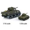 wheelfun Henglong 1/30 RC Battle Tank Sherman M4A3 3841-01 2.4G Remote Control Tanks 320Rotating Turret Infrared Combat view 2