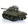 wheelfun Henglong 1/30 RC Battle Tank Sherman M4A3 3841-01 2.4G Remote Control Tanks 320Rotating Turret Infrared Combat view 3