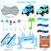 Track Car Toys, 269 PCS Racing Tracks Toy, Create A Frozen World Race Road, Flexible Tracks Playset & 2 PCS Cool Race Cars, Toddler Toys Birthday Gifts for Age 3 4 5 6 Year Old Boys Girls view 2