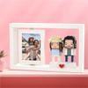 Generic Customizable Valentine's Day Gift - Personalized Full Body 2-Person Custom Brick Digital Mini Particle Block view 2