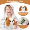 KSABVAIA Plush Saint Bernard Toy Puppy Electronic Interactive Dog - Walking, Barking, Tail Wagging, Stretching Companion Animal for Kids Toddlers view 3