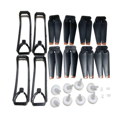KAGMIKA Drone Maintenance K6 Mini Drone Arm Engines kit for K6 MAX RC Quadcopter Motor Props Propellers Blades Guard Gear Spare Parts(New Gear kit-01)