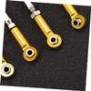 Toyvian 6pcs Adjustable Pull Rod for Rc Steering Suspension Linkage Upgrade for Redcat Hsp Racing Trucks Yellow view 4