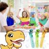 Cartoon Bubble Toys for Kids,Small Bubble Wands Bulk,9 Pack Mini Bubble Sticks with Bubble Solution for Holiday Birthday Party Favors,Classroom Prizes,Outdoor Activity (Dinosaur Designs) view 2
