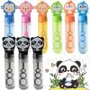 Cartoon Bubble Toys for Kids,Small Bubble Wands Bulk,9 Pack Mini Bubble Sticks with Bubble Solution for Holiday Birthday Party Favors,Classroom Prizes,Outdoor Activity (Monkey,Panda,Penguin Designs) view 1