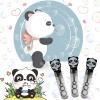Cartoon Bubble Toys for Kids,Small Bubble Wands Bulk,9 Pack Mini Bubble Sticks with Bubble Solution for Holiday Birthday Party Favors,Classroom Prizes,Outdoor Activity (Monkey,Panda,Penguin Designs) view 2