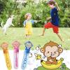 Cartoon Bubble Toys for Kids,Small Bubble Wands Bulk,9 Pack Mini Bubble Sticks with Bubble Solution for Holiday Birthday Party Favors,Classroom Prizes,Outdoor Activity (Monkey,Panda,Penguin Designs) view 3