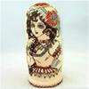 SLOFL Matryoshka Russian Nesting Dolls 10 Piece Handmade Wooden Matryoshka Dolls for Princess Girl Children's Day Birthday Gift Creative Toys view 3