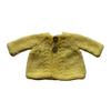 Waldorf Doll Yellow Cardigan for 16-14 inch Dolls | Hand Knitted Wool Doll Cardigans view 1