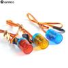 Chanmoo 1/10 1/14 RC Car Led Flash Lights Police OD 9MM Multi-Function 360 Degree Rotating Flashing Lamp for 1:10 RC Off Road Car 1:14 Tamiya Tractor RC Engineering Truck 2PCS (Blue OD9mm) view 4