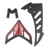 ZIZEV Rear Engine Cover, RC Airplane Tail Wing Easy to Install Strong Plastic for Replacement view 4