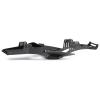HooCrawler H4 1/10 Carbon LCG Chassis Kit with Injection Molded Rear Trunk Bucket, Sliders Delrin Skid Plate, Dual Servo Mount for SCX10 AR44 AR45 Capra F9 TRX4 view 2