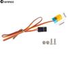 Chanmoo 1/10 1/14 RC Car Led Flash Lights Police OD 9MM Multi-Function 360 Degree Rotating Flashing Lamp for Off Road Car Tractor Truck 2PCS (Red OD9mm) view 2
