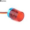 Chanmoo 1/10 1/14 RC Car Led Flash Lights Police OD 9MM Multi-Function 360 Degree Rotating Flashing Lamp for Off Road Car Tractor Truck 2PCS (Red OD9mm) view 3