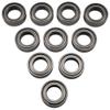 NHX RC Steel Ball Bearings 8x14x4mm, 10 pcs, Metal Shielded view 1