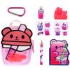 REAL LITTLES - Scented Surprise Micro Backpacks, Soft, Fluffy, Cute Food Themed Micro Backpack With 5 Scented Real Working Micro Stationery Surprises Inside, 6 To Collect view 1