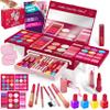 Kids Makeup Kit for Girls - Girl Toys Non-Toxic Real Washable Make Up Set for Little Girls - Pretend Play Toy Birthday Gift Idea for Girl Ages 3, 4, 5, 6, 7, 8, 9, 10 Year Old view 1