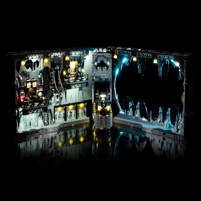 Brick Loot LED Lighting Kit for Batcave Shadow Box 76252  USB Powered, Easy Installation, Custom Display Lighting Upgrade for Batman Fans and Collectors (Model Not Included)