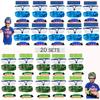 wishery Accessories for Nerf Party Supplies -20 Sets. Kids Birthday Favors Bulk Pack with Darts, Glasses, Masks, and Wristbands for Boys Birthday Parties and Nerf War Teams view 1