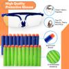 wishery Accessories for Nerf Party Supplies -20 Sets. Kids Birthday Favors Bulk Pack with Darts, Glasses, Masks, and Wristbands for Boys Birthday Parties and Nerf War Teams view 4
