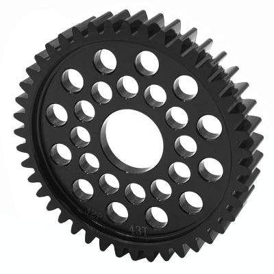 BRKRC 40CR RC Gears Steel 32P 40T 41T 42T 43T 44T Spur Gear for Xpress Execute XM1S 1/10 4WD Mini E-RC Racing Car (43T)