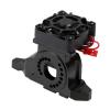 NINFE Upgrade Parts Compatible with TRX-4 1PCS Aluminum Alloy Motor Mount Heat Sink with Cooling Fan for 1/10 RC Crawler Car #8290 (Color : Black) view 1